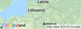 Vilnius County map